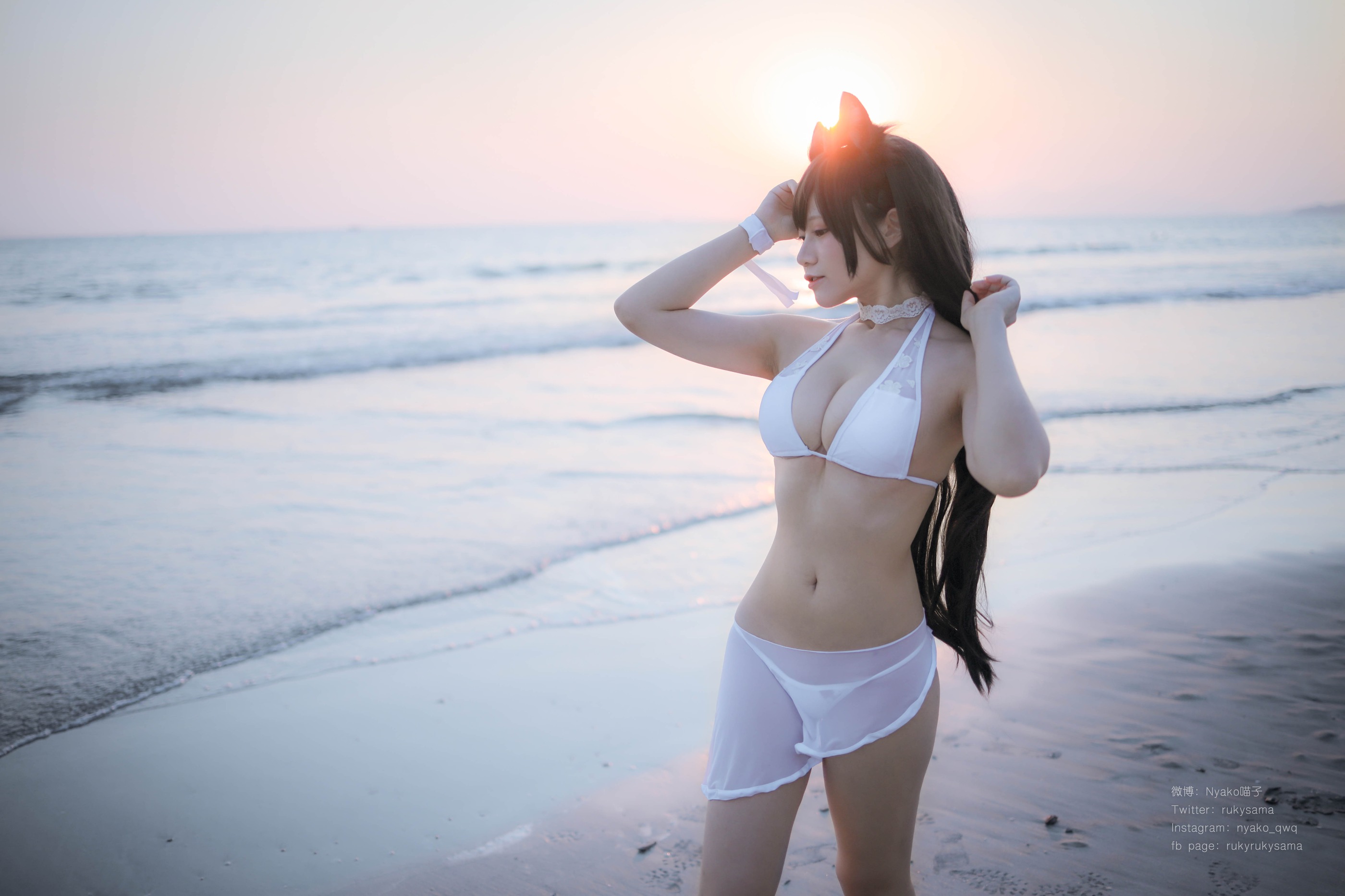图片[1]-Nyako喵子 – NO.016 爱宕泳装 [25P]-XikXak